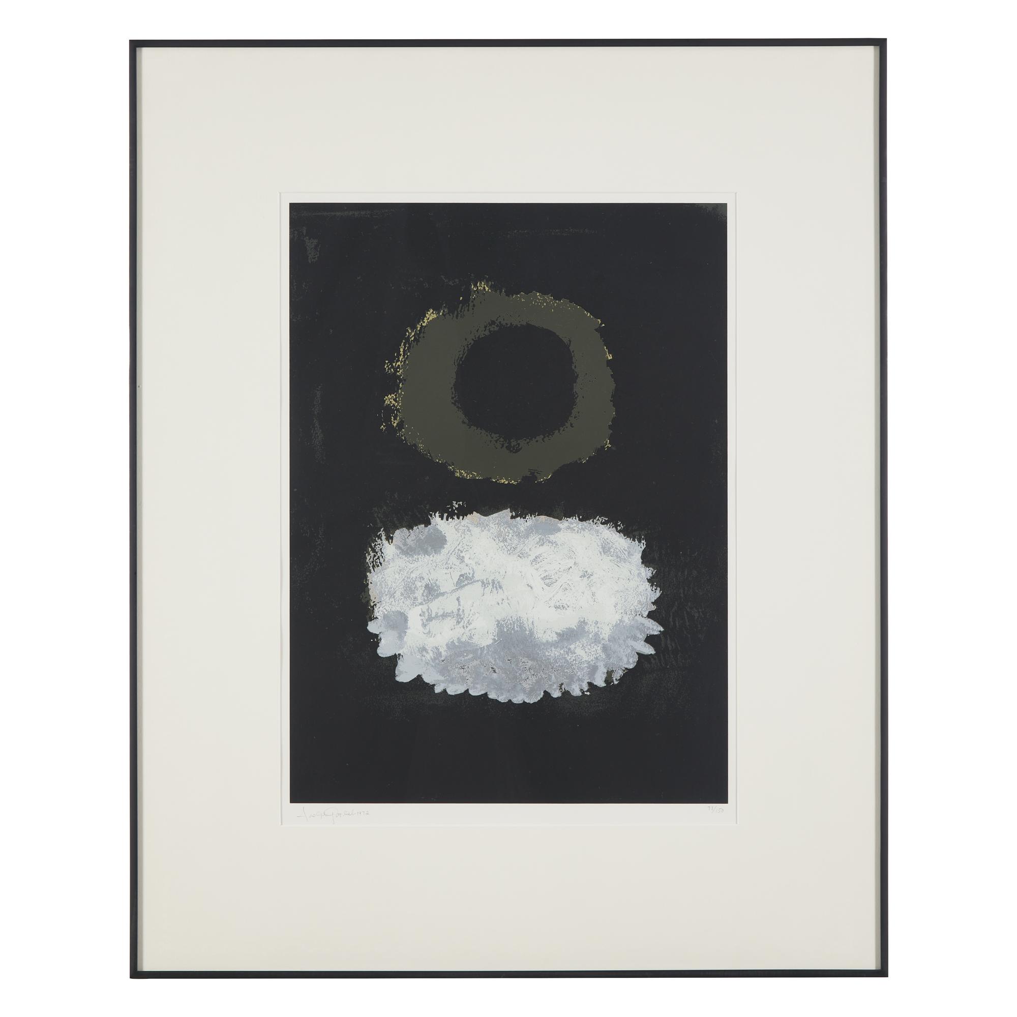Adolph Gottlieb (American, 1903-1974) — Black Field, 1972