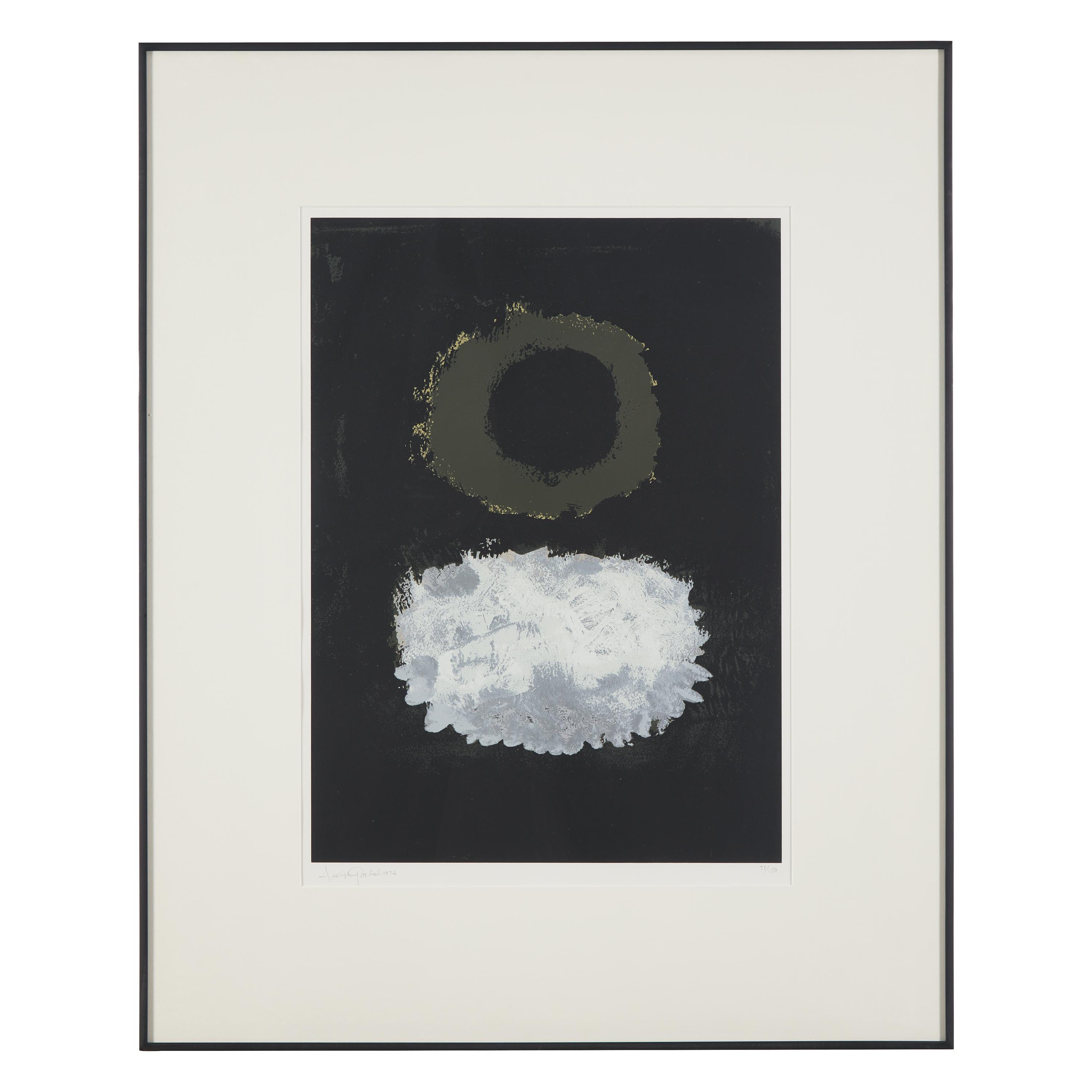 Adolph Gottlieb (American, 1903-1974) — Black Field, 1972