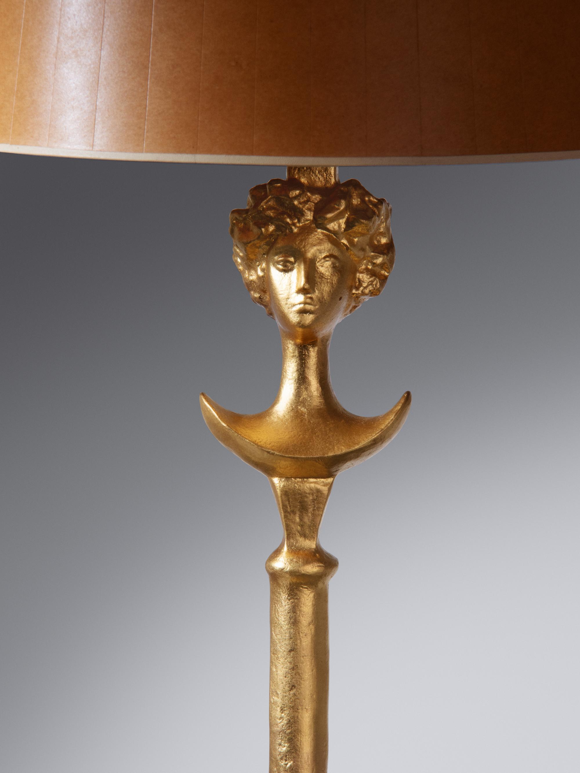 'Tête de Femme' Table Lamp, c. 1979 Nelson Rockefeller Collection Inc., executed by Excalibur Bronze, USA