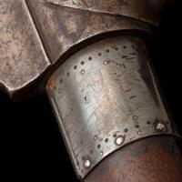 Eastern Woodlands Pipe Tomahawk, with Decorated Blade