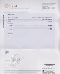 A Rare 0.37 Carat Radiant Cut Fancy Red Diamond,