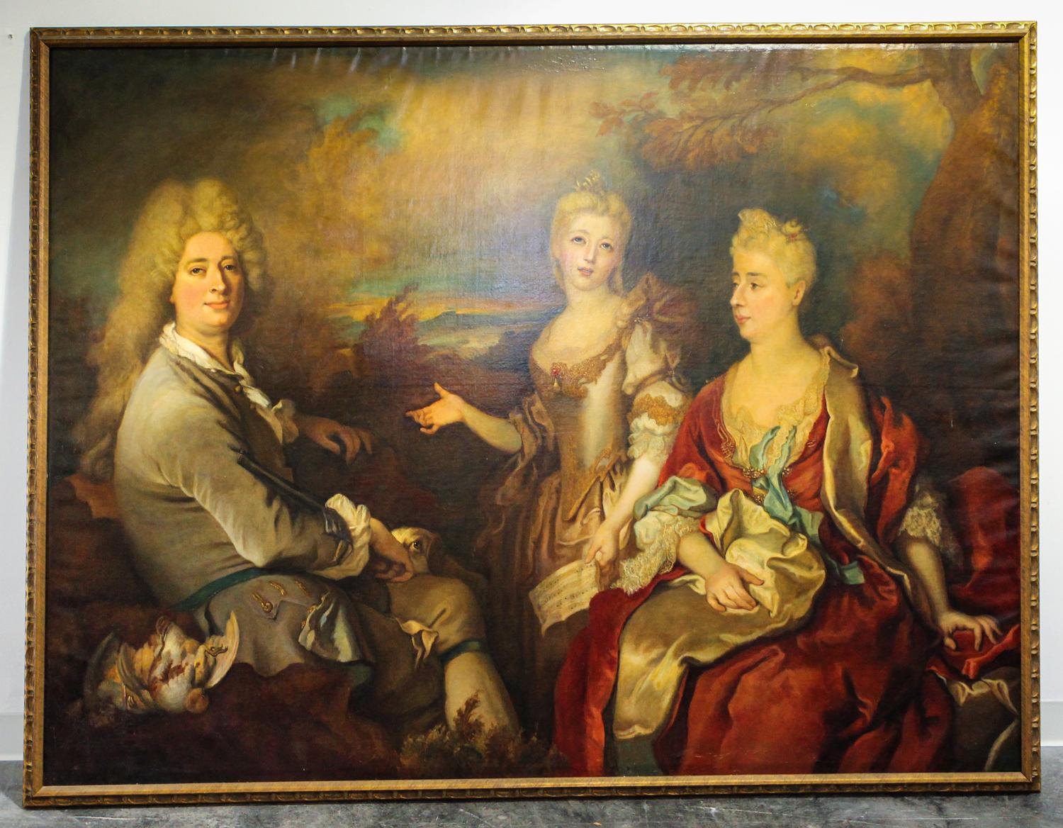 Artist Unknown, (19th century), Three Figures in an Interior