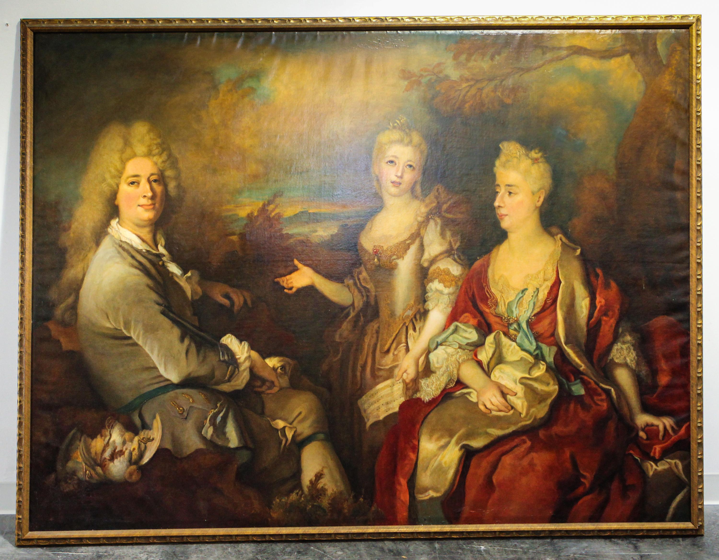 Artist Unknown, (19th century), Three Figures in an Interior