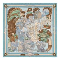 Hermès, Three Silk Scarves 90 & One Silk Scarf 65