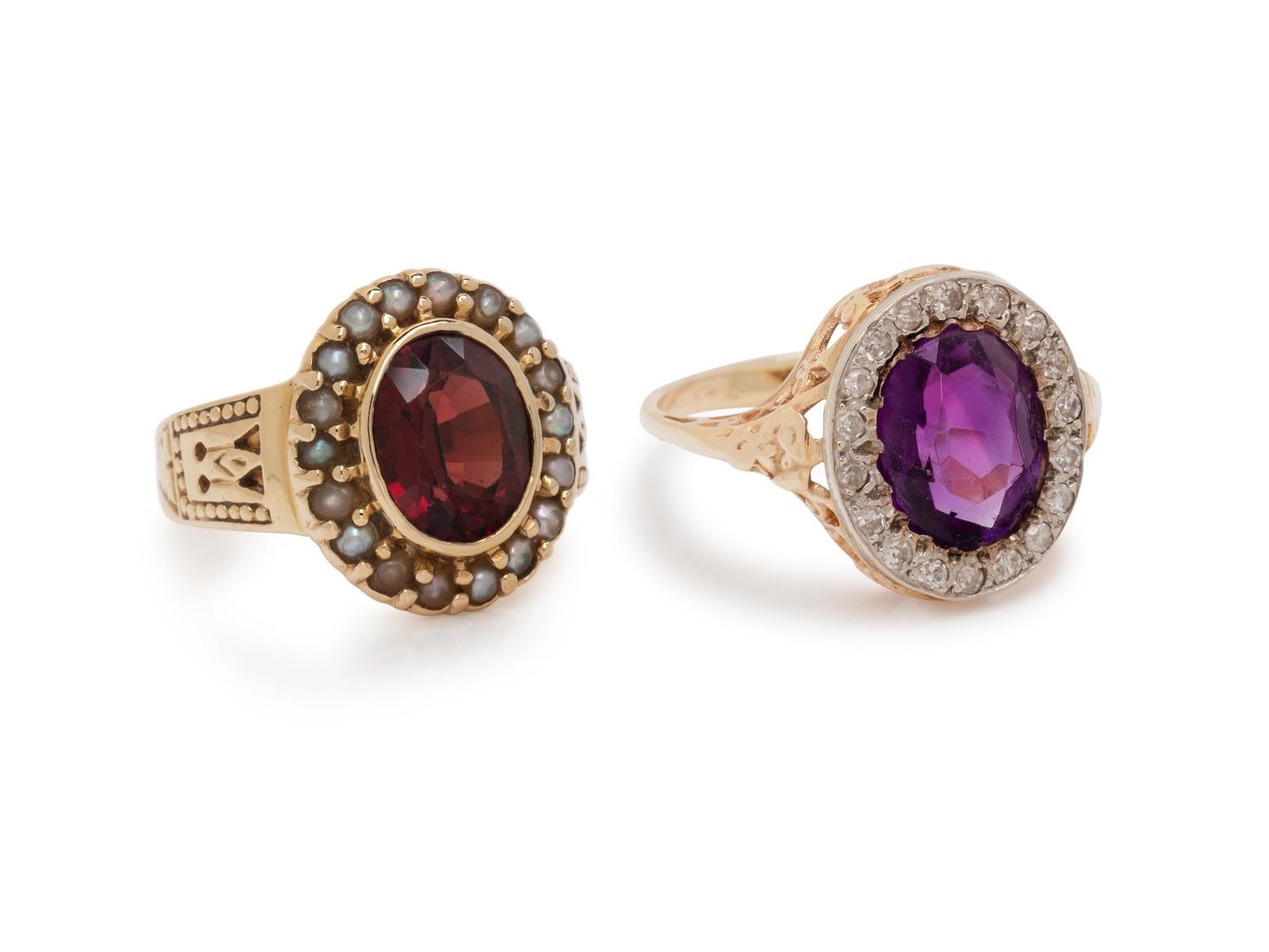 COLLECTION OF MULTIGEM RINGS