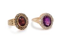 COLLECTION OF MULTIGEM RINGS