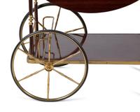 A Regency Style Brass Mounted Barcart — 20TH CENTURY