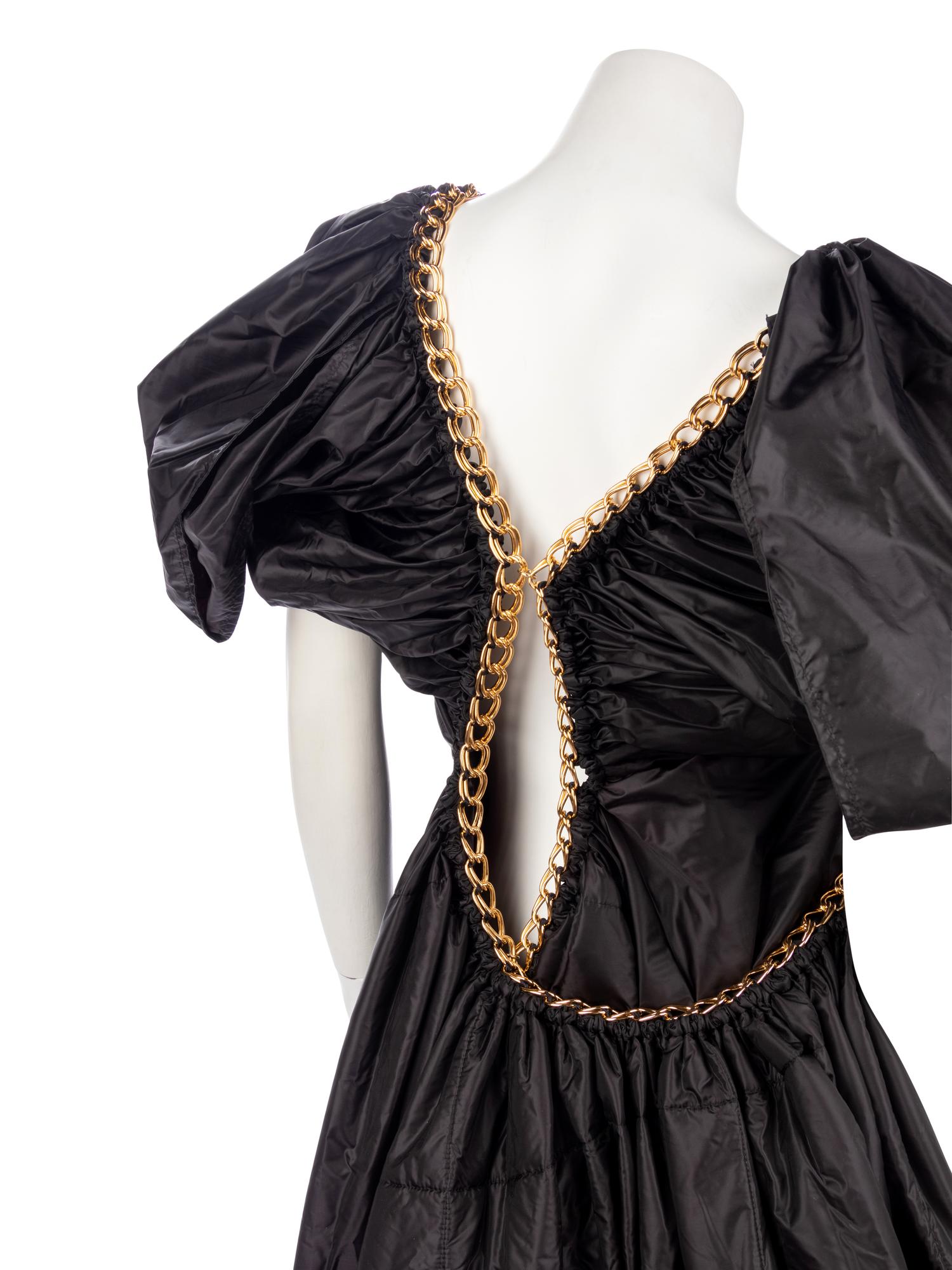 Junya Watanabe for Comme des Garçons Black Dress Chain Detail, F/W 2009