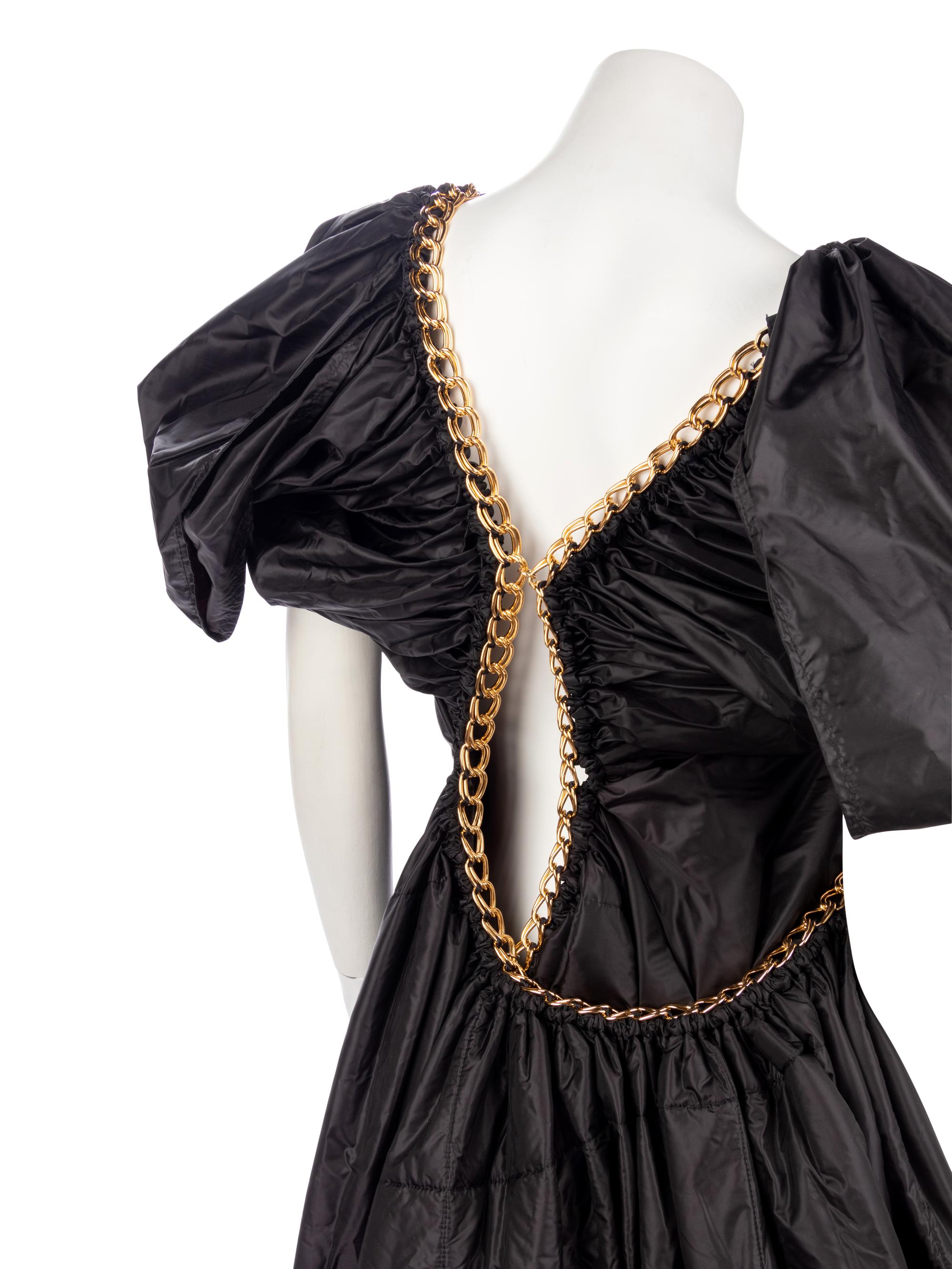 Junya Watanabe for Comme des Garçons Black Dress Chain Detail, F/W 2009