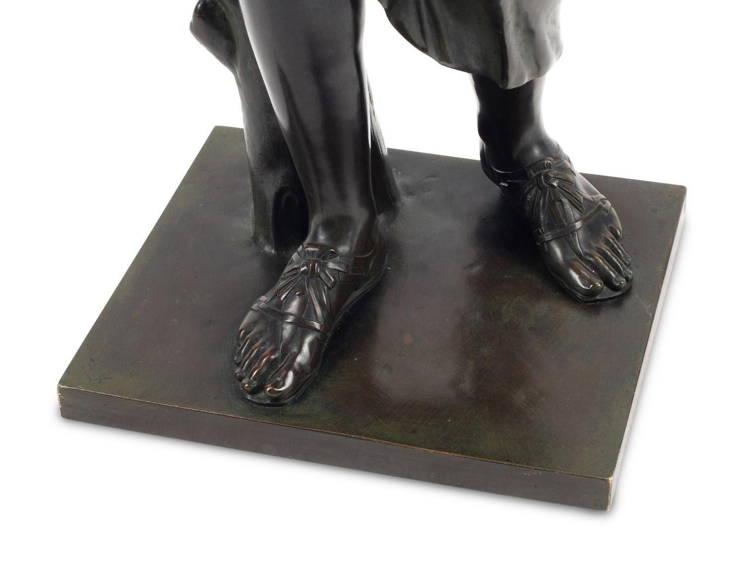 A Continental Neoclassical Bronze Figure