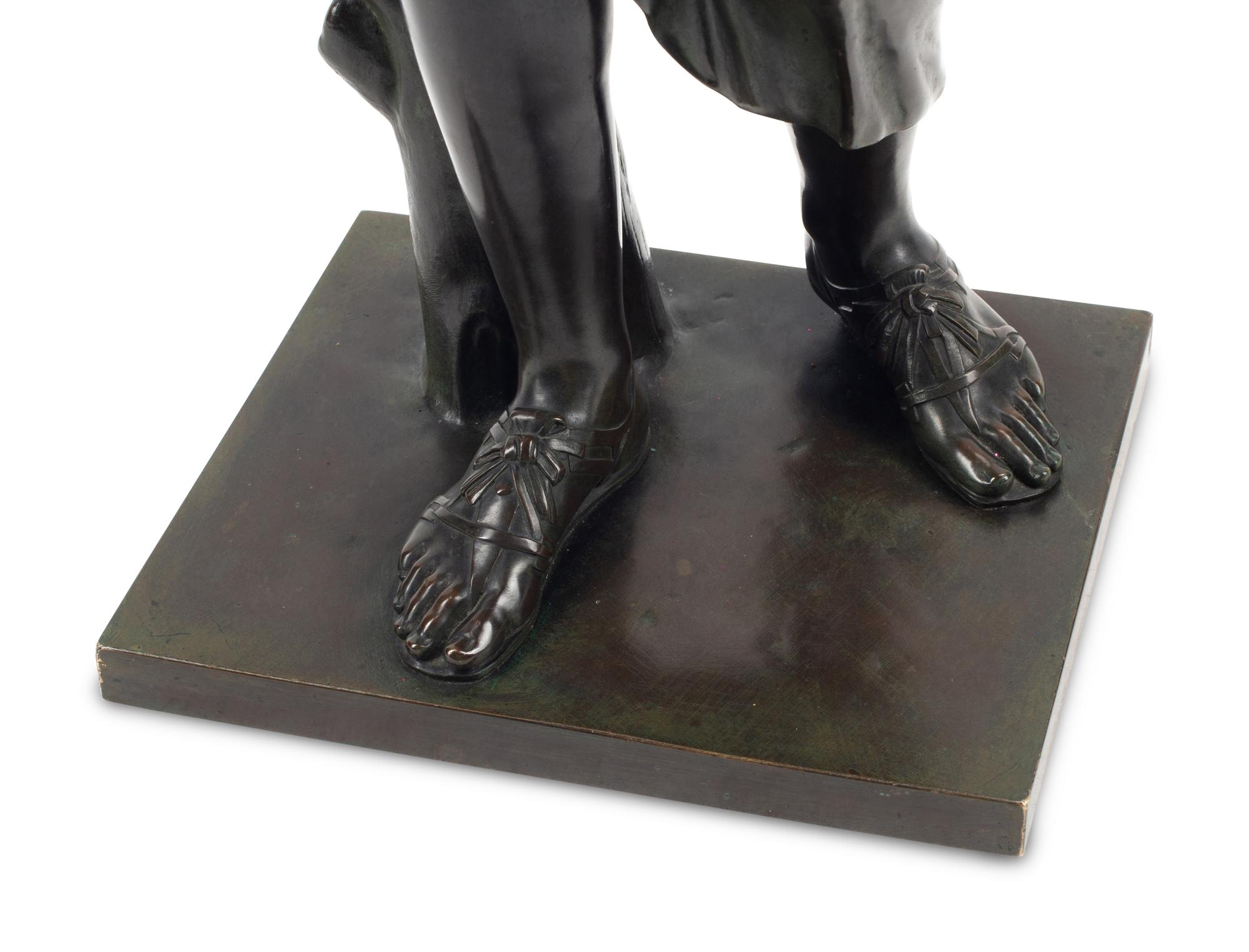 A Continental Neoclassical Bronze Figure