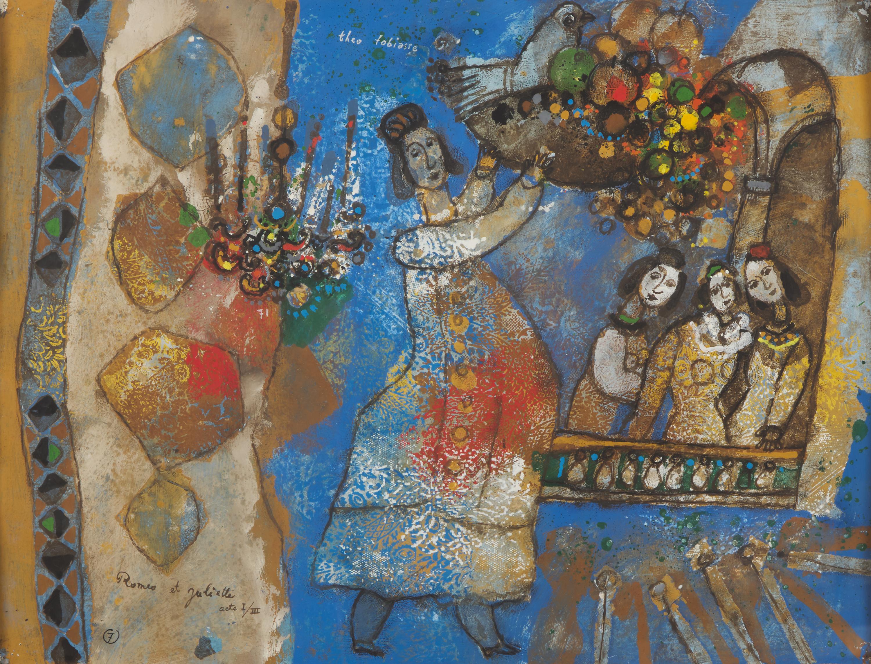 Théo Tobiasse (French, 1927–2012) — Roméo et Juliette (A Group of Three Works), 1971