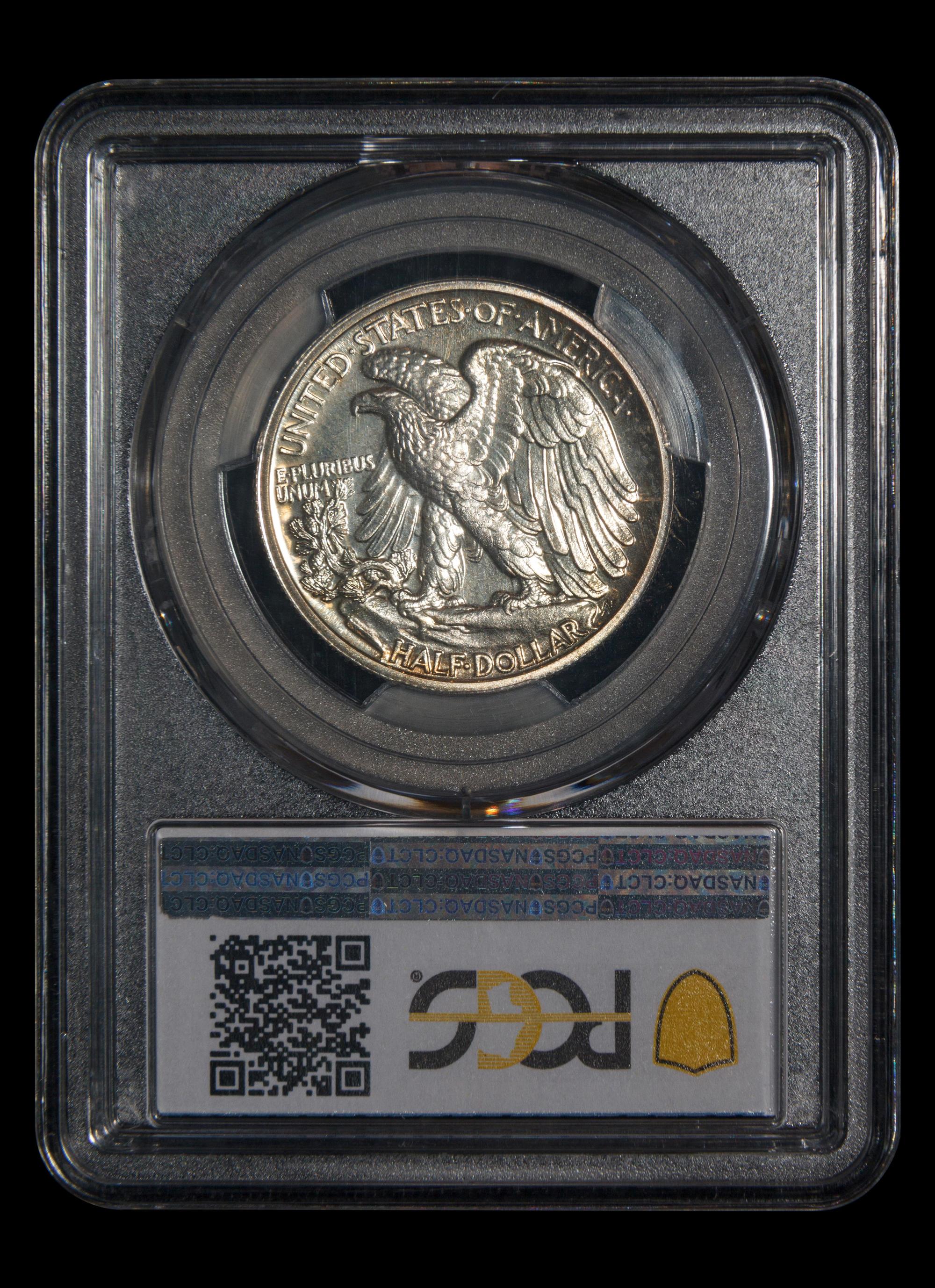 A 1938 Walking Liberty 50c Proof (PCGS PR65)