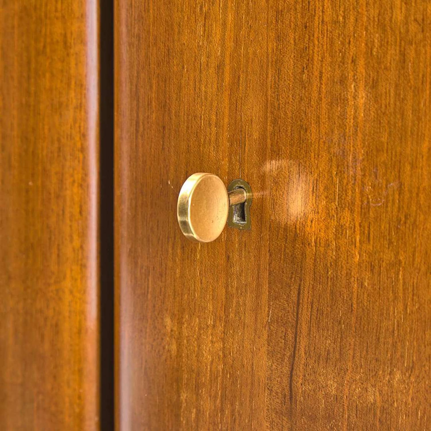 Gio Ponti Three-Door Floating Cabinet, Singer & Sons, Italy/USA, circa 1950