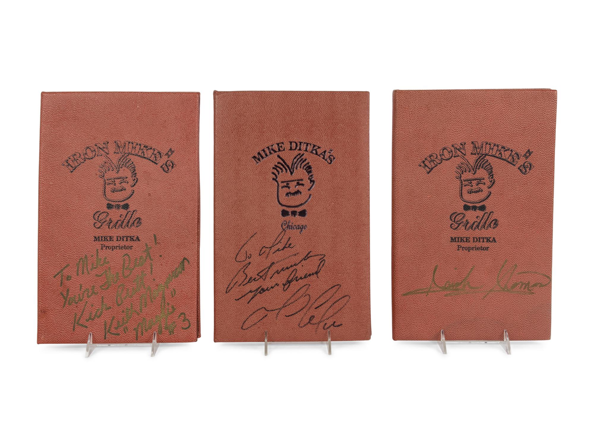 A Large Group of Items Signed by Professional Athletes Formerly Displayed at Mike Ditka’s Restaurant