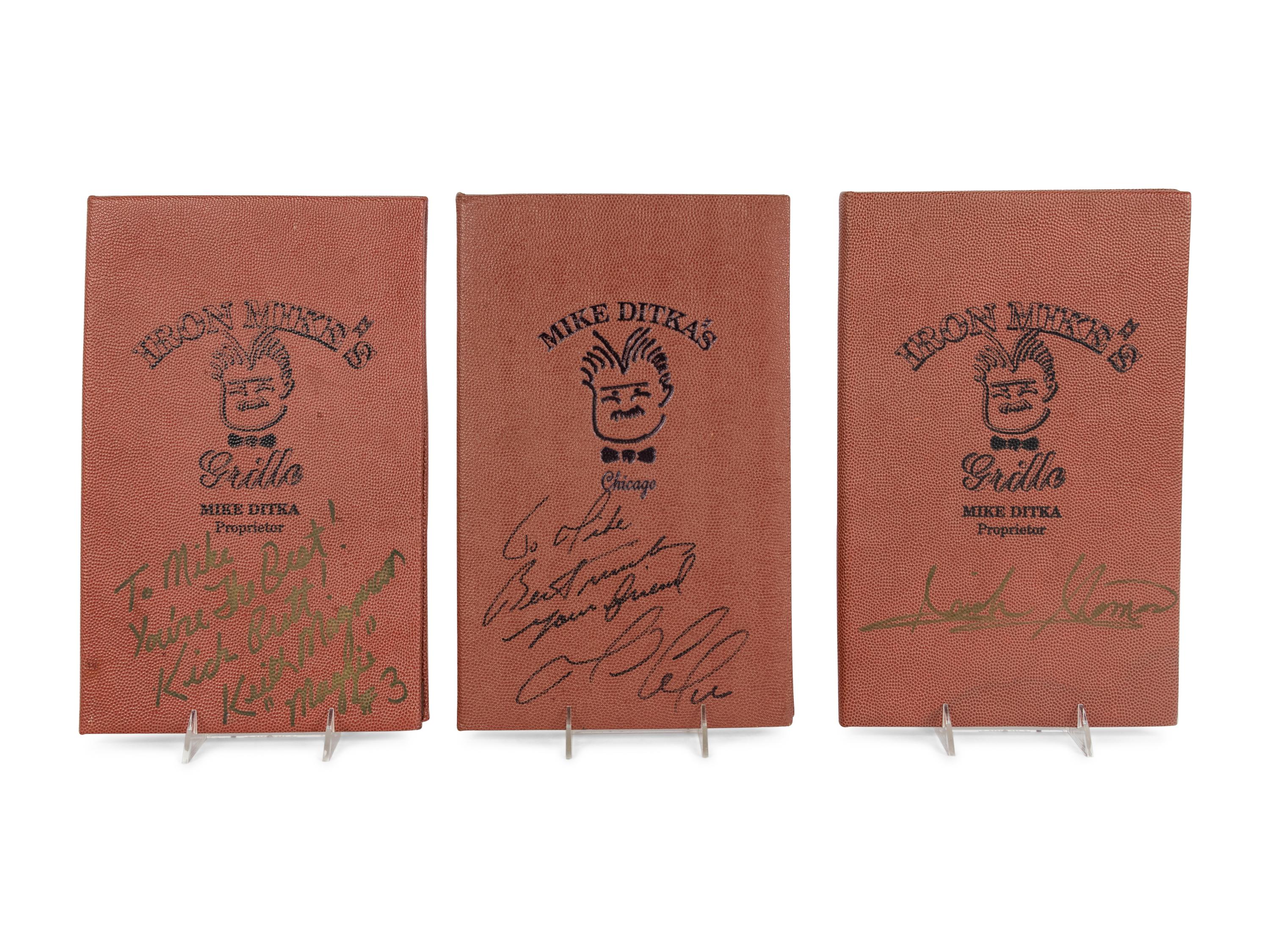 A Large Group of Items Signed by Professional Athletes Formerly Displayed at Mike Ditka’s Restaurant