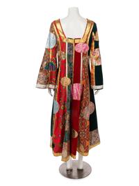 Sant Angelo Patchwork Klimt Bohemian Dress, 1969