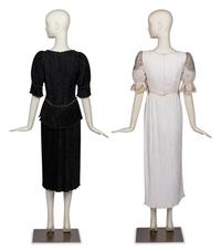 Two Mary McFadden Gowns, 1980s