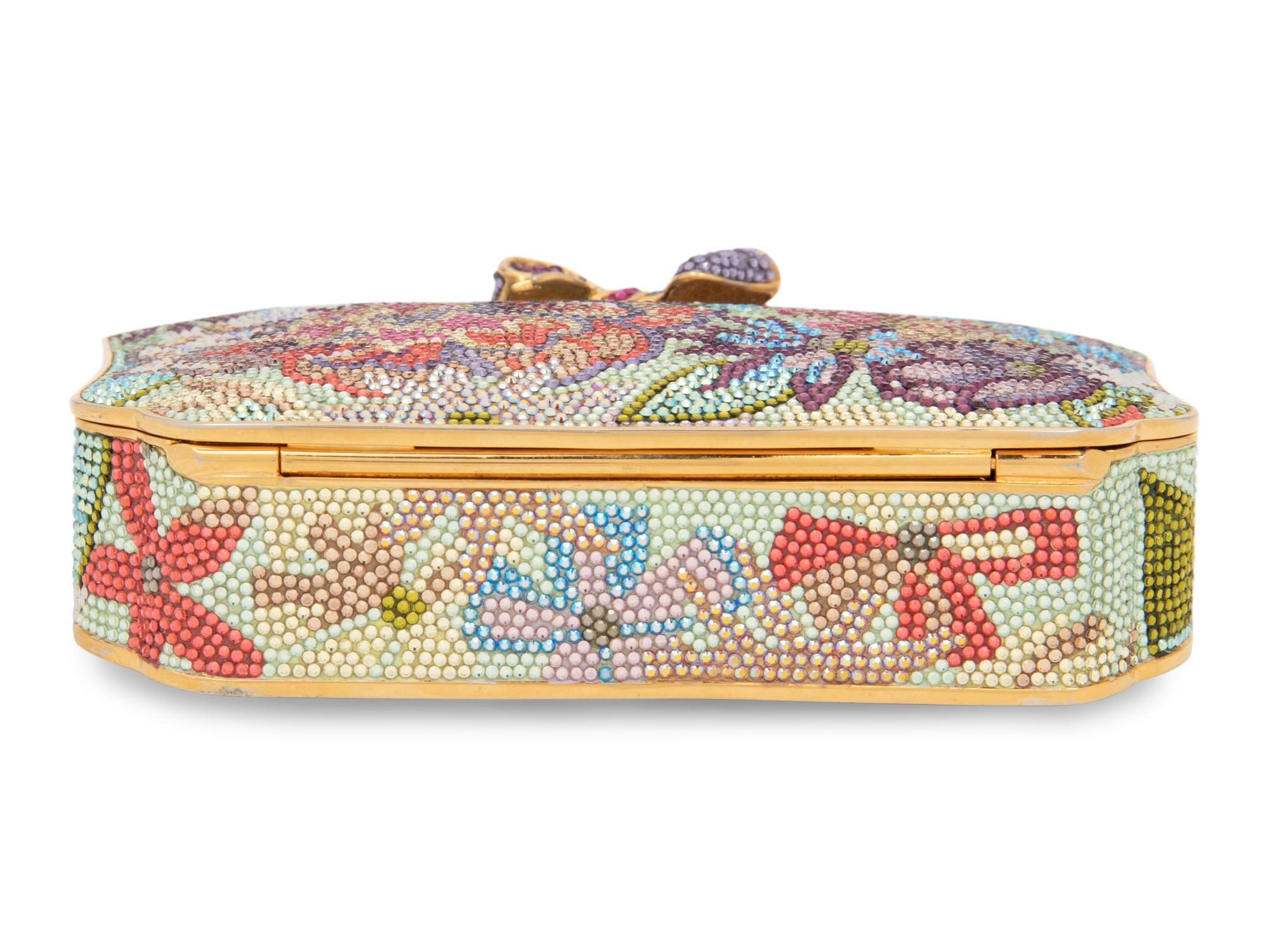Judith Leiber Floral Minaudière
