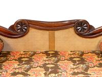 An Anglo-Colonial Carved and Caned Rosewood Settee