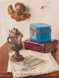 Oswald Eichinger, (German, b. 1915), Jewel Box and Cherub, circa 1958-59