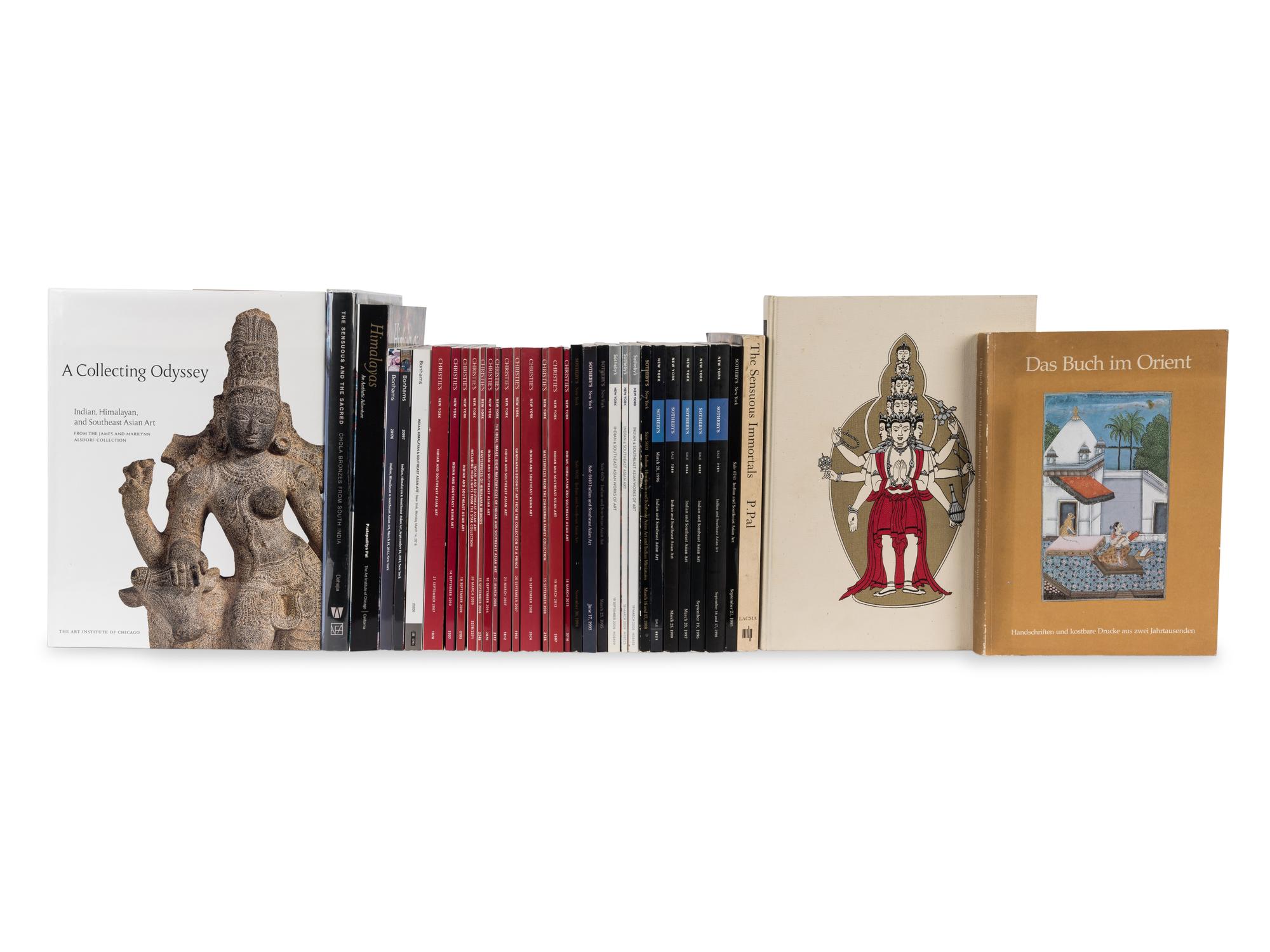 [INDIAN, HIMALAYAN & SOUTHEAST ASIAN ART] group of auction catalogues and reference works about Indian, Himalayan and Southeast Asian art