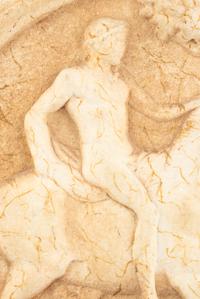 A Roman Style Marble Oscillum