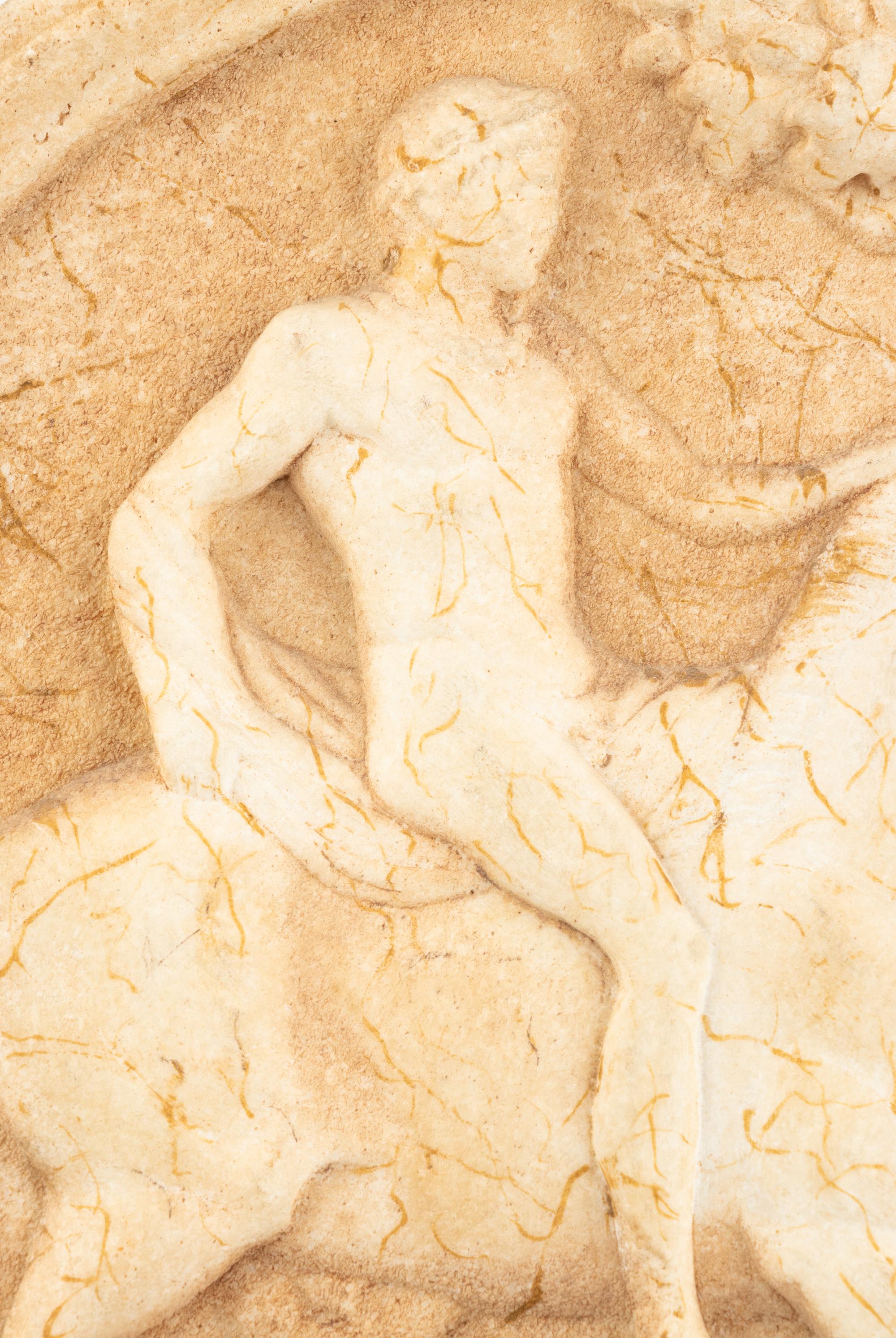 A Roman Style Marble Oscillum