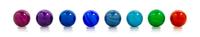 Mark Matthews, (American, b. 1948), Collection of Eight Art Glass Marbles