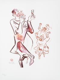 GROPPER, WILLIAM. The Shtetl. NY, 1960. Limited, signed.