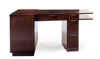 An Edward Wormley for Dunbar Desk Height 29 x width 60 x depth 32 inches.