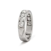 SPRITZER & FUHRMANN, PLATINUM AND DIAMOND RING