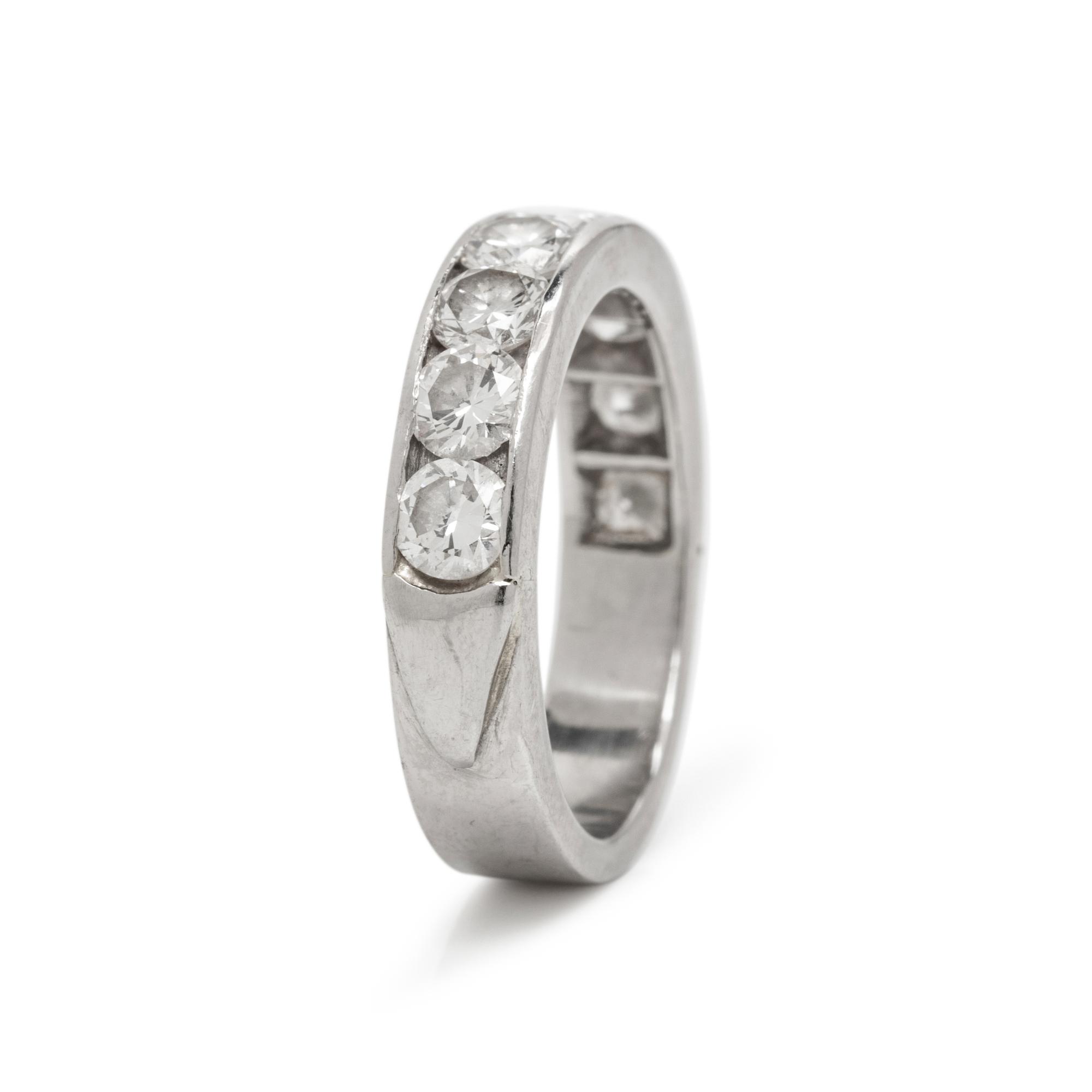 SPRITZER & FUHRMANN, PLATINUM AND DIAMOND RING