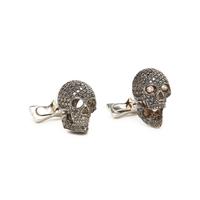DEAKIN & FRANCIS, DIAMOND SKULL CUFFLINKS