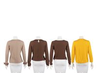 Four Oscar de la Renta Knit Tops: Three Sweaters, One Cardigan, Fall 2007