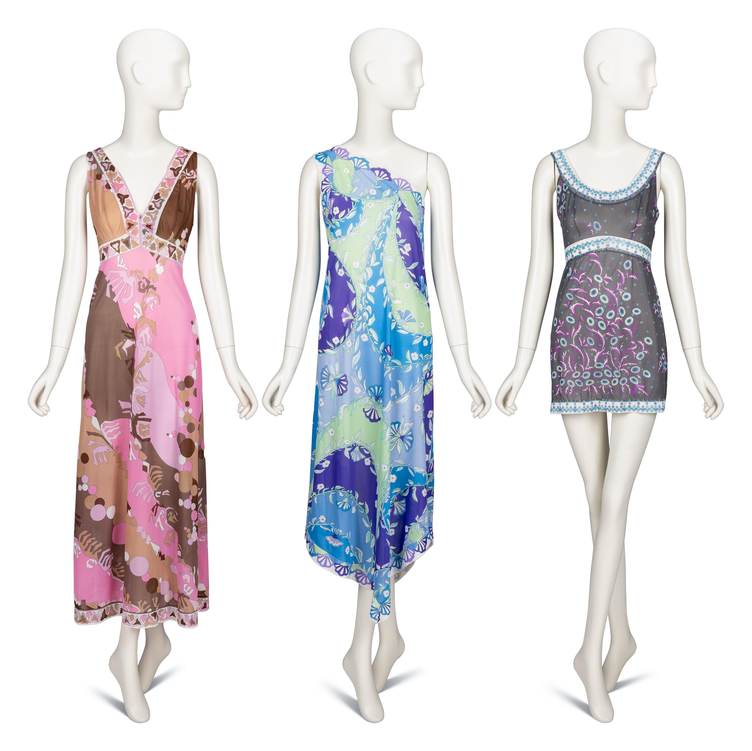Emilio Pucci for Formfit Rogers, Three Loungewear Dresses