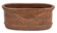 A Plaster Jardiniere Height 14 1/2 x width 29 x depth 14 inches. — 20TH CENTURY