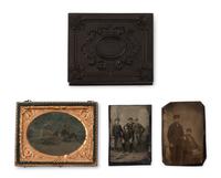 Three Sixth Plate Rough and Tumble Tintypes