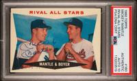 A 1960 Topps Mickey Mantle Signed Autograph Baseball Card No. 160 (PSA 10 AUTO)