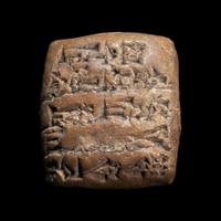 A Sumerian Clay Cuneiform Tablet