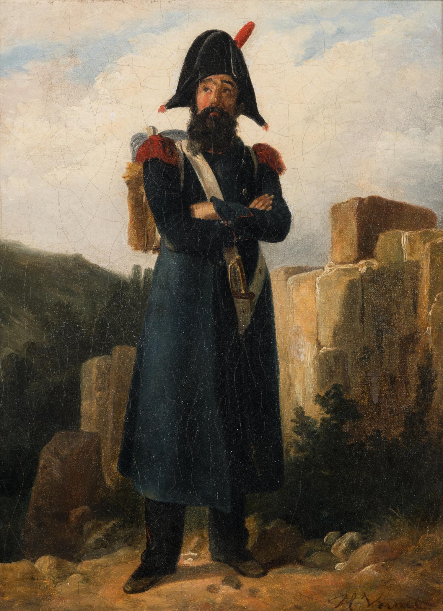 Soldier with Rifle and Side Arms , 1849