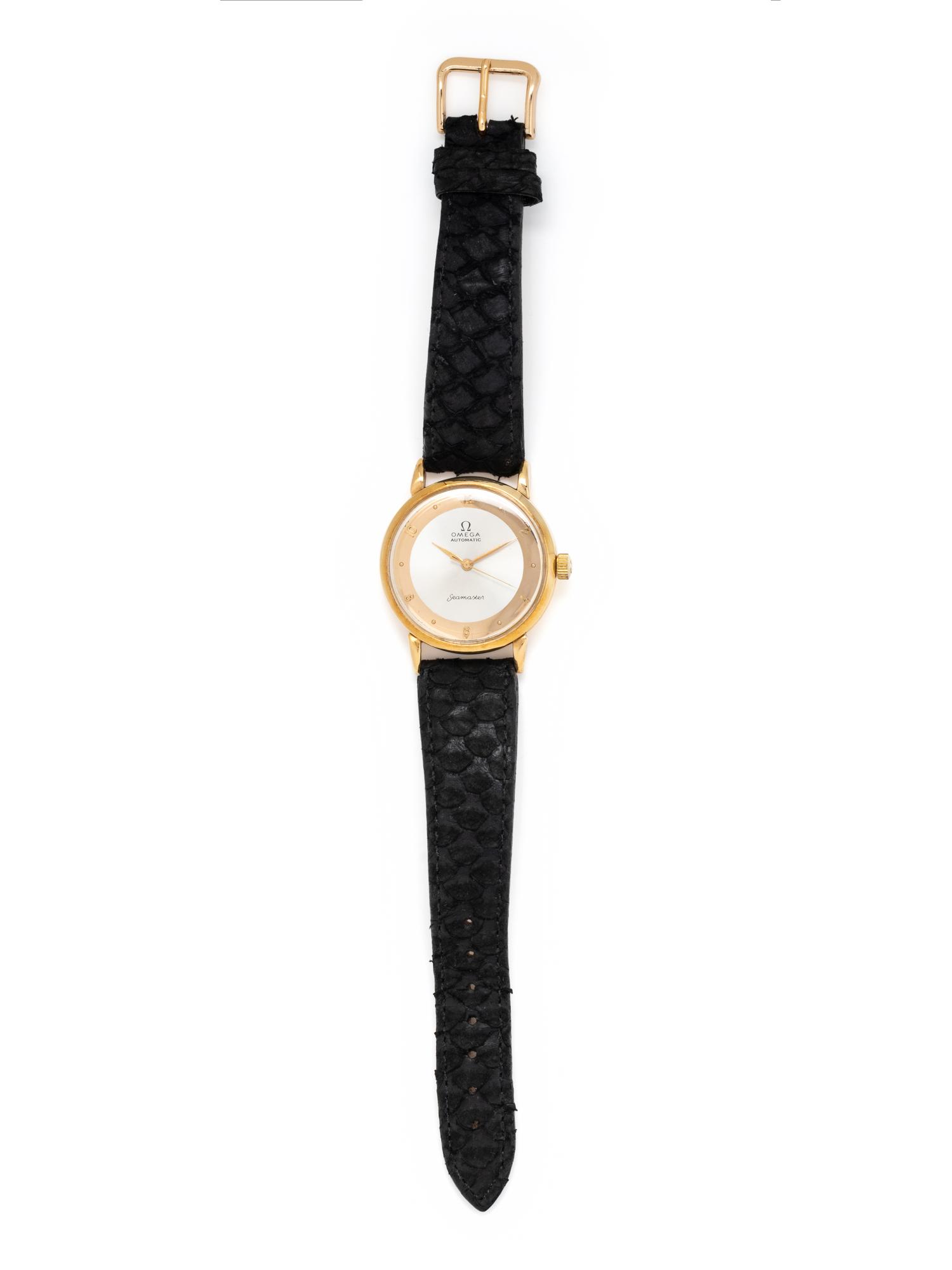 OMEGA, 18K YELLOW GOLD 'SEAMASTER' WRISTWATCH
