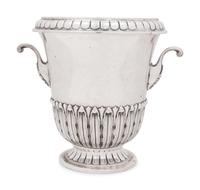 An Italian Silver Wine Cooler