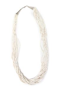 Two Southwestern Style Necklaces Length of first 25 1/2 inches.