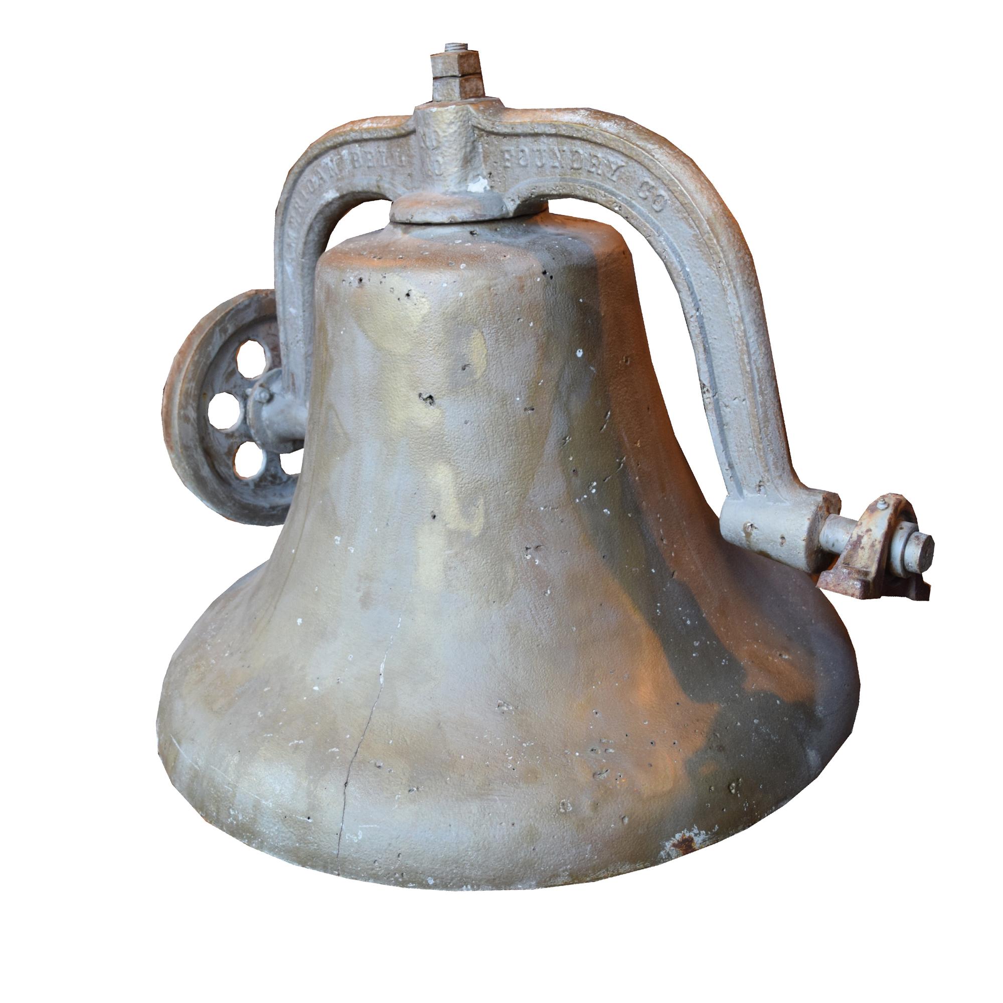 A Cast Iron Bell 50" W x 42" D x 34" H — United States, Early 20th Century