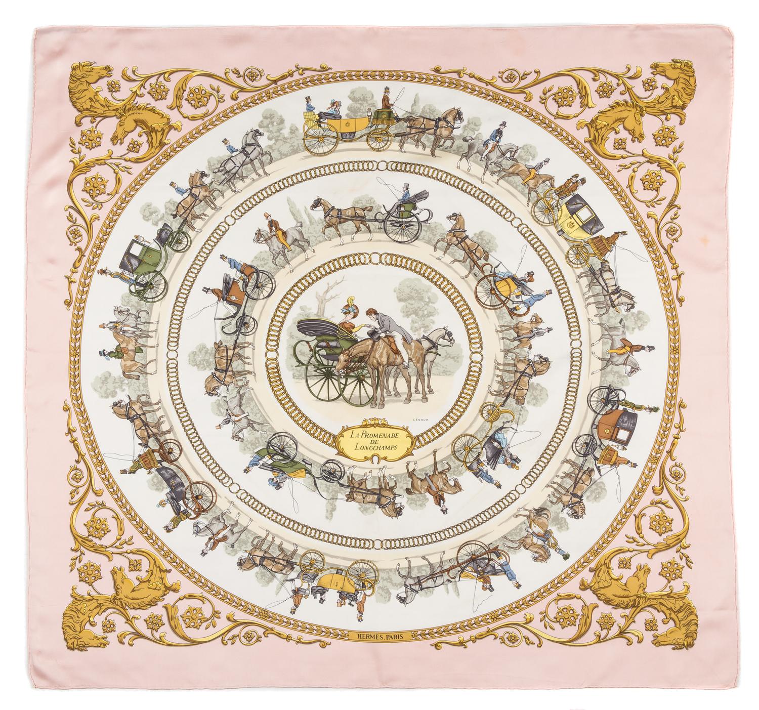 An Hermes 90cm Silk Scarf, 36" x 36"