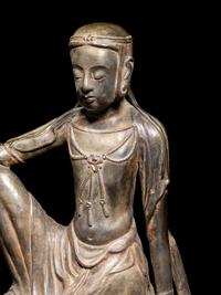 A Bronze Figure of Seated Buddha