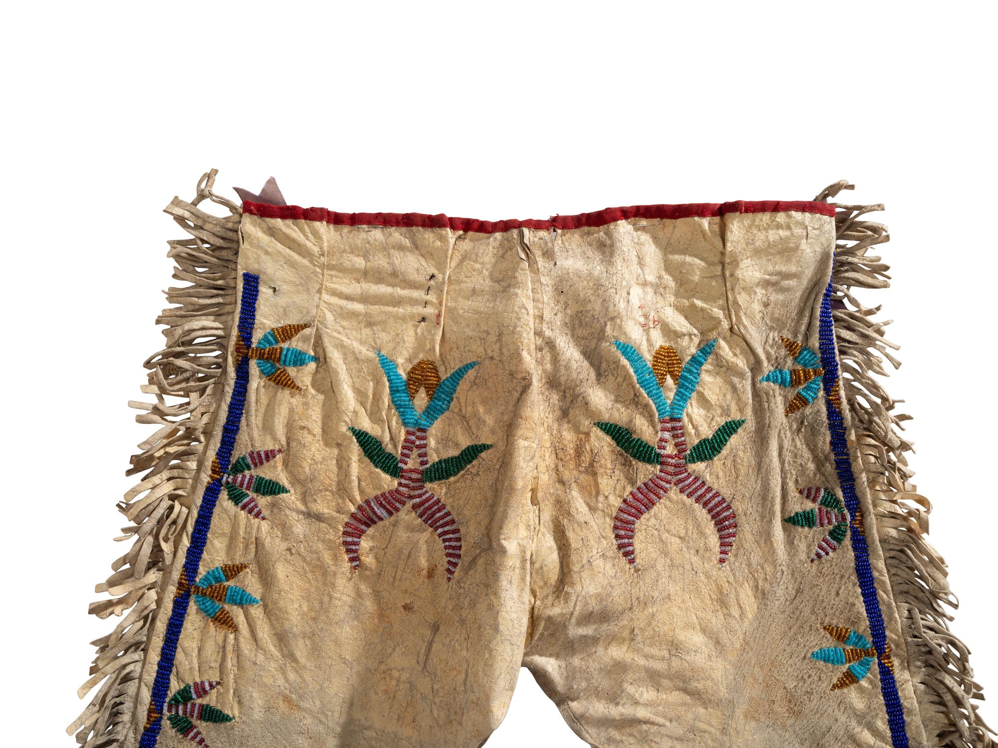 Santee Sioux Boy's Beaded Pants
