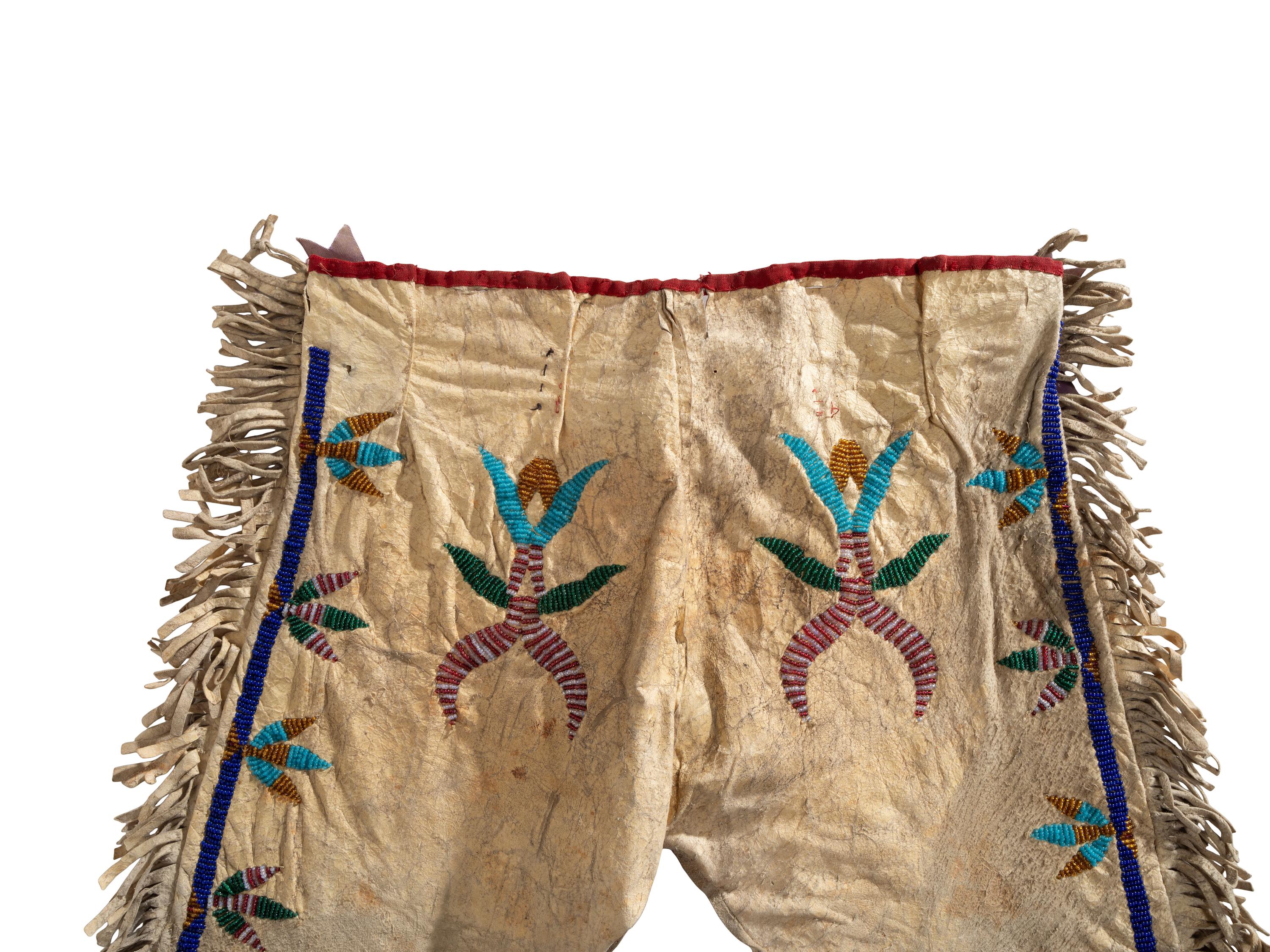 Santee Sioux Boy's Beaded Pants