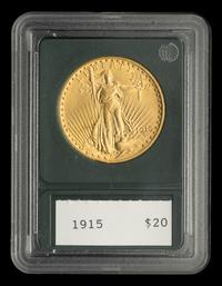 A United States 1915 St. Gaudens $20 Gold Coin